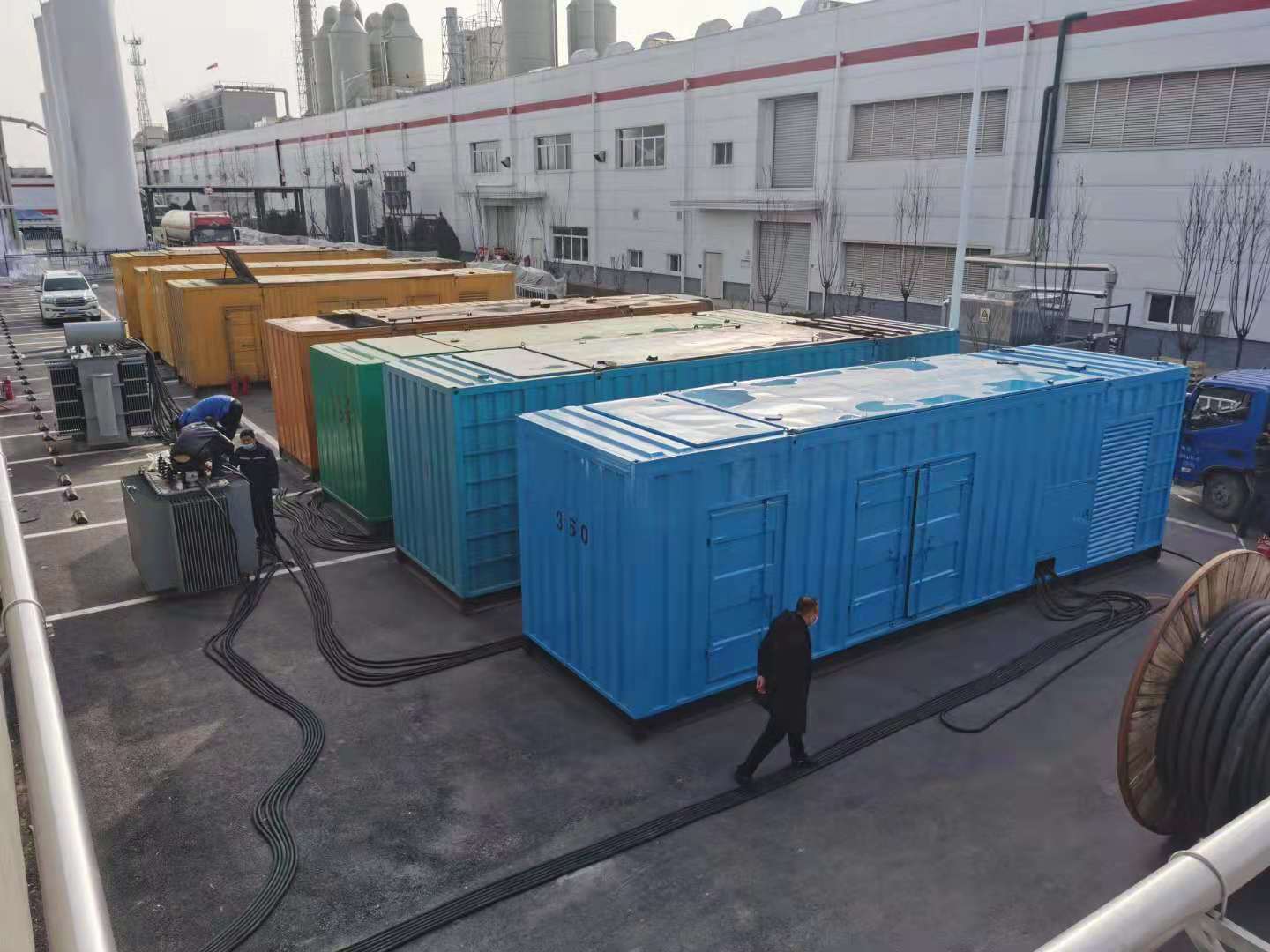 莱山出租发电机-柴油发电机组三相采用什么接法